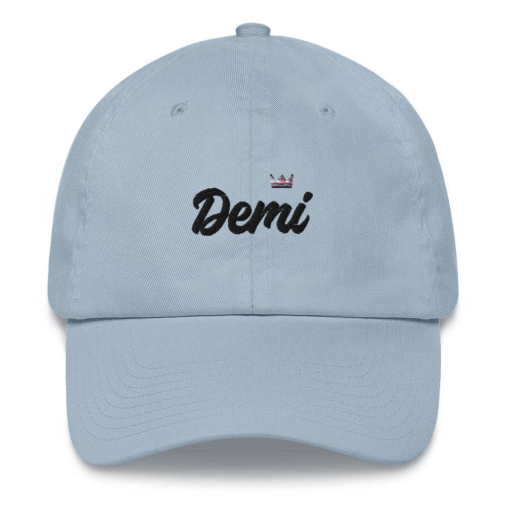 Demigirl Pride Royalty Crown Dad hat - Rose Gold Co. Shop