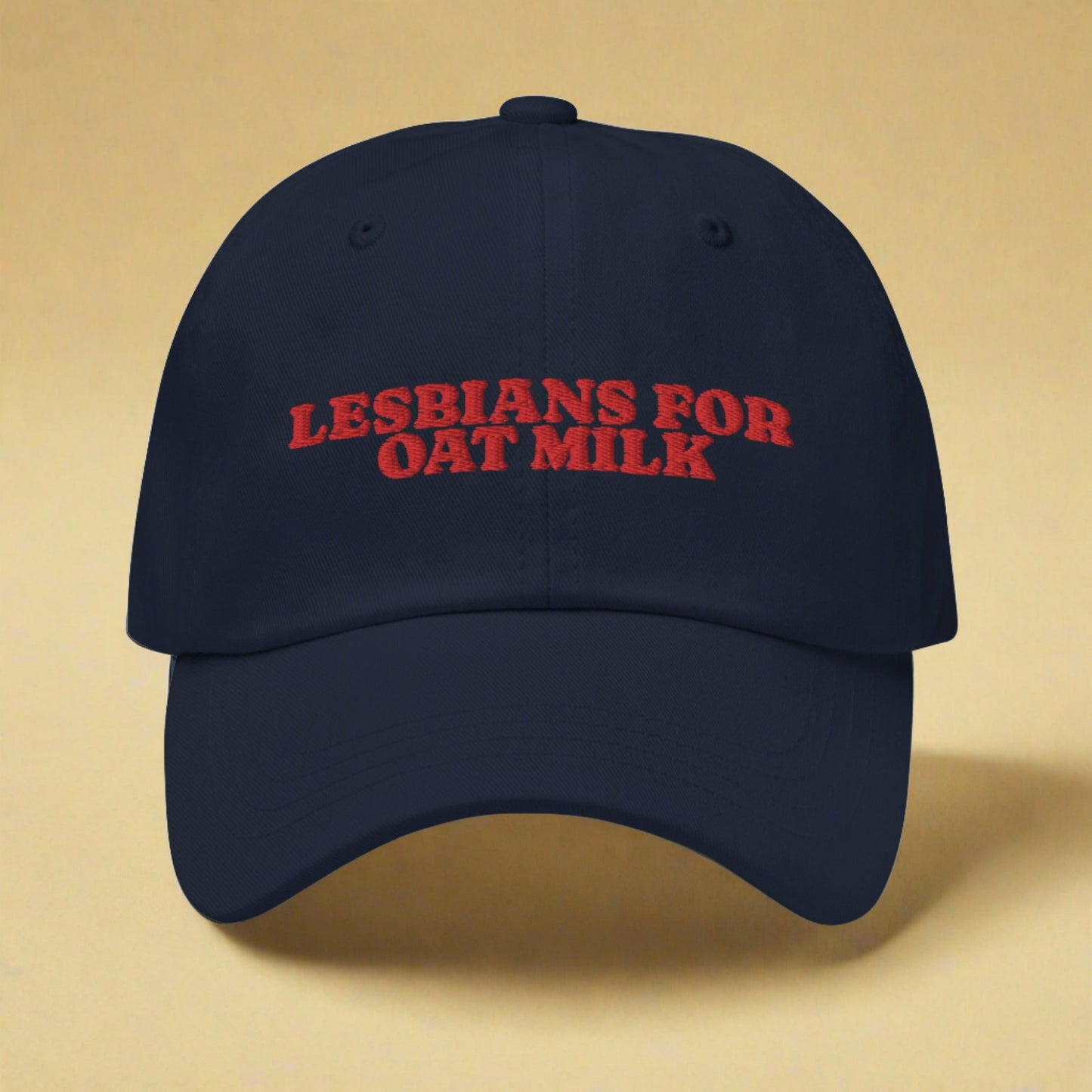 Lesbians For Oatmilk Dad hat - Rose Gold Co. Shop