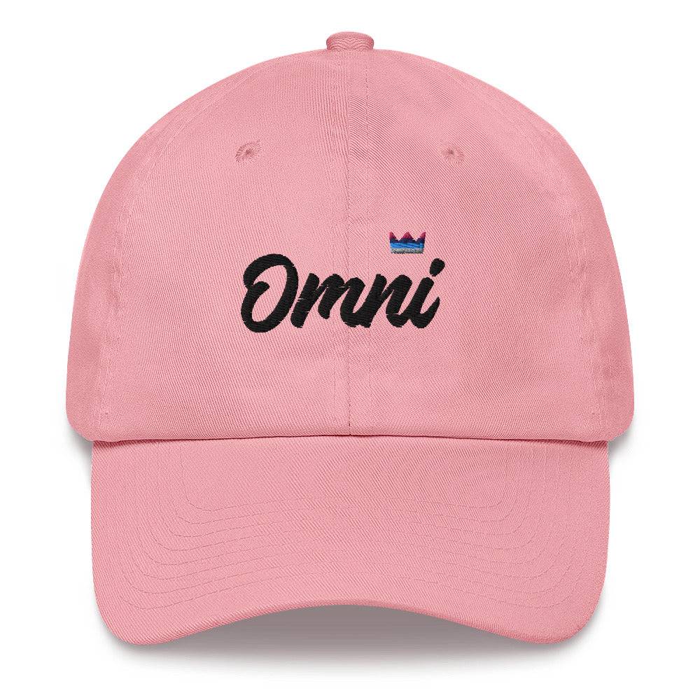 Omnisexual Pride Royalty Crown Dad hat - Rose Gold Co. Shop