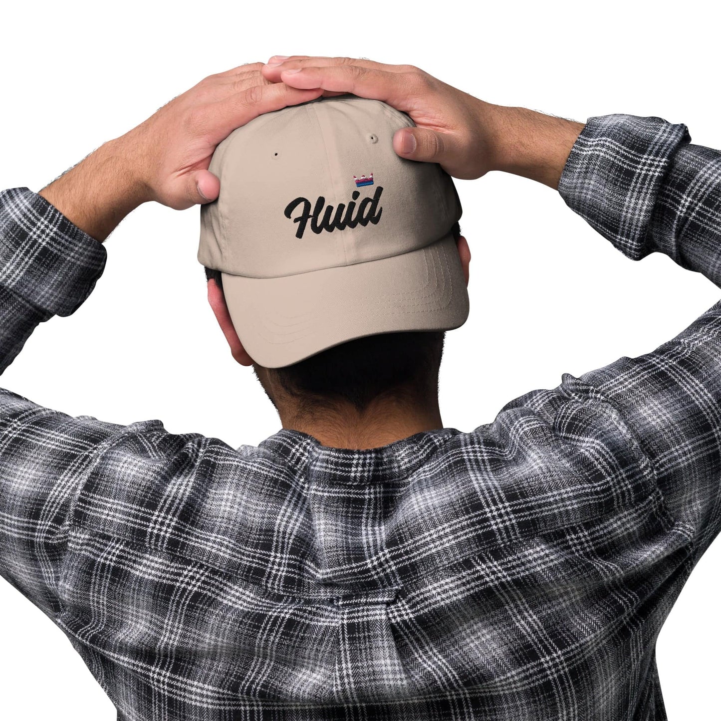 Genderfluid Pride Royalty Crown Dad hat - Rose Gold Co. Shop