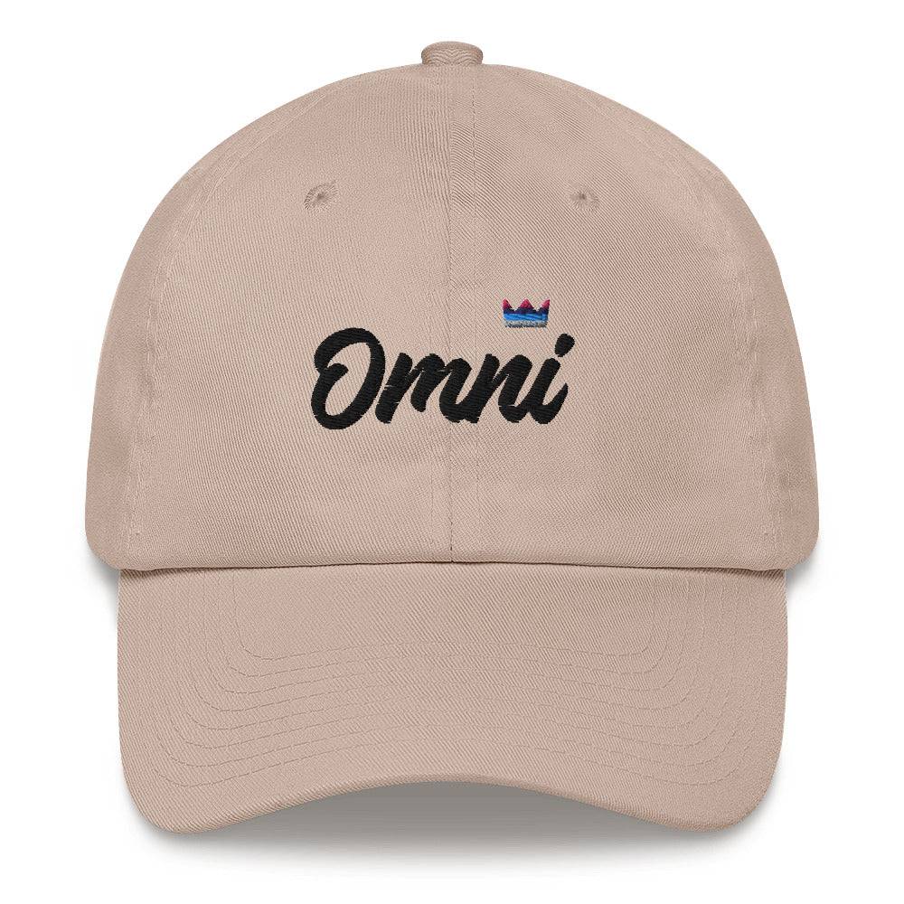 Omnisexual Pride Royalty Crown Dad hat - Rose Gold Co. Shop