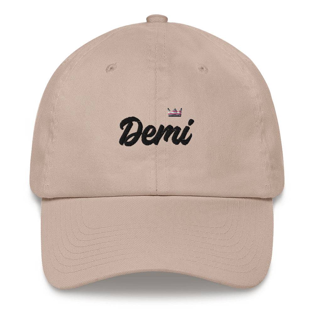 Demigirl Pride Royalty Crown Dad hat - Rose Gold Co. Shop