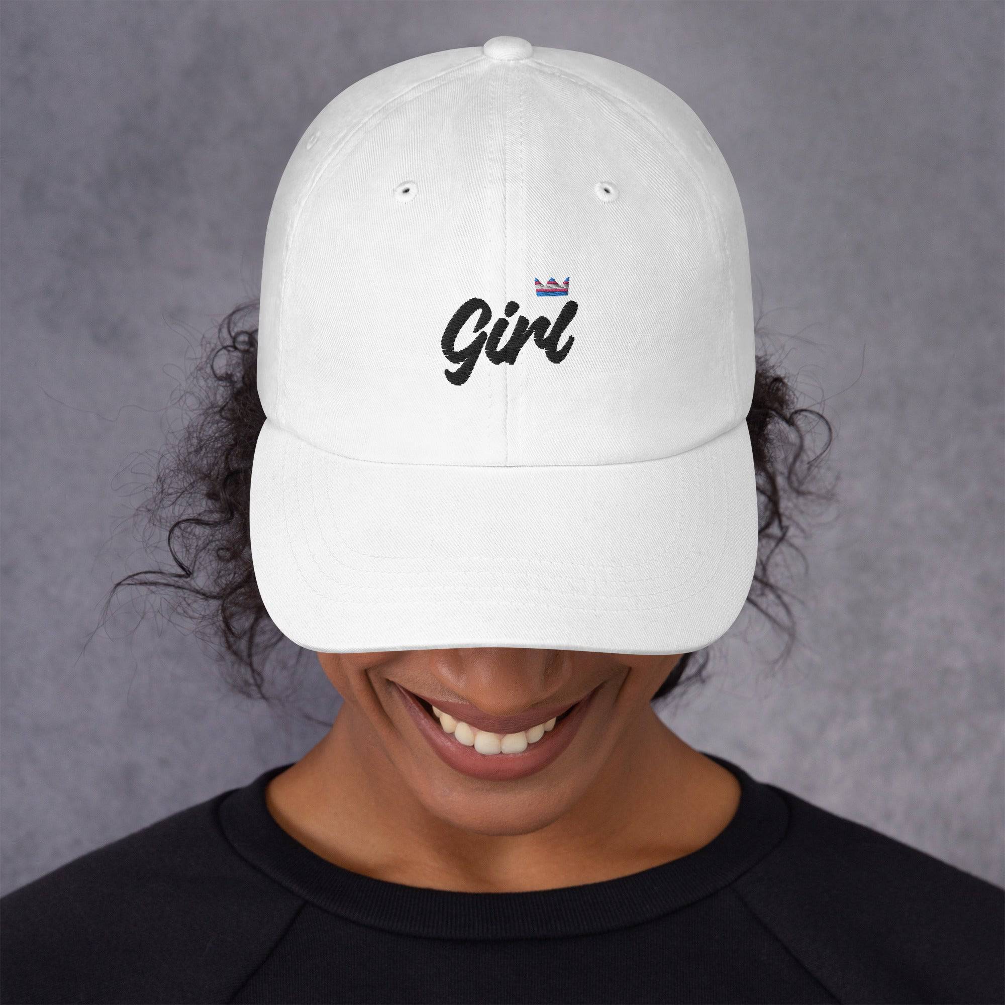 Girl Trans Pride Dad hat - Rose Gold Co. Shop