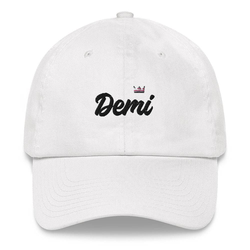 Demigirl Pride Royalty Crown Dad hat - Rose Gold Co. Shop