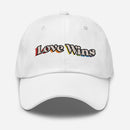 Love Wins Embroidered Dad hat - Rose Gold Co. Shop