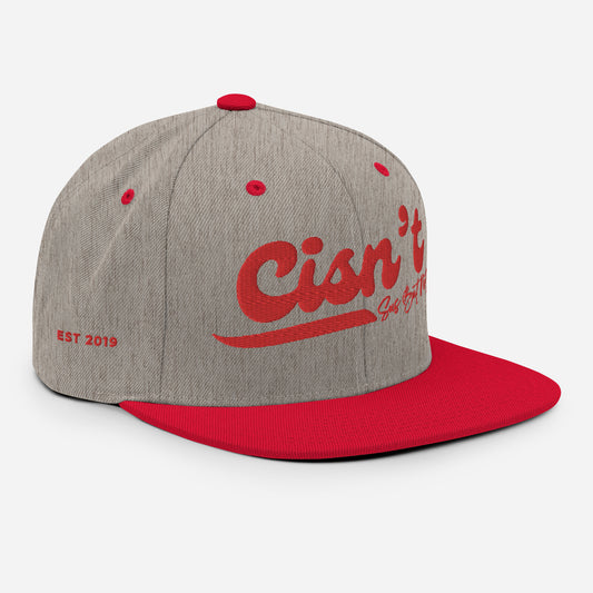 Cisn't Racin' Red Edition Snapback Hat