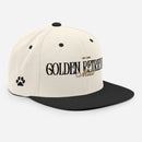 Golden Retriever Masc Snapback Hat
