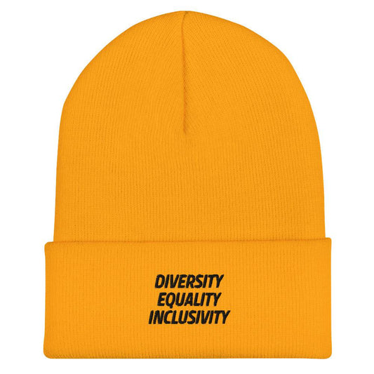 Equality Diversity & Inclusivity Cuffed Beanie - Rose Gold Co. Shop