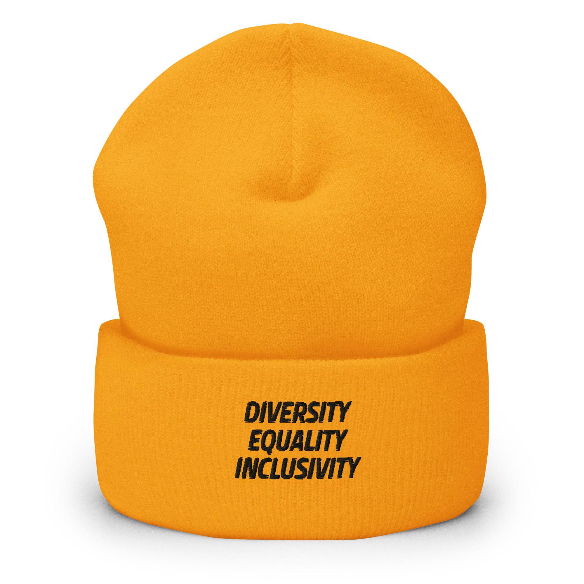 Equality Diversity & Inclusivity Cuffed Beanie - Rose Gold Co. Shop