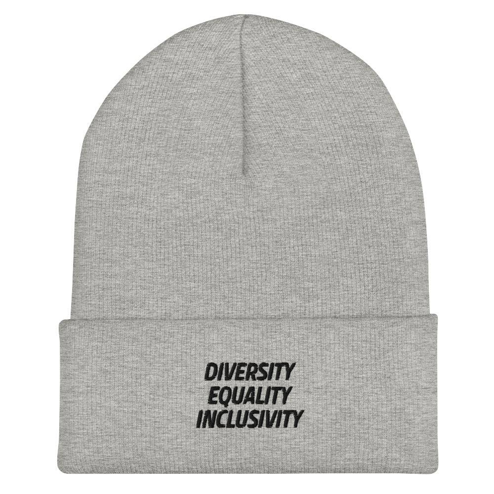 Equality Diversity & Inclusivity Cuffed Beanie - Rose Gold Co. Shop