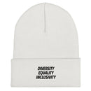 Equality Diversity & Inclusivity Cuffed Beanie - Rose Gold Co. Shop