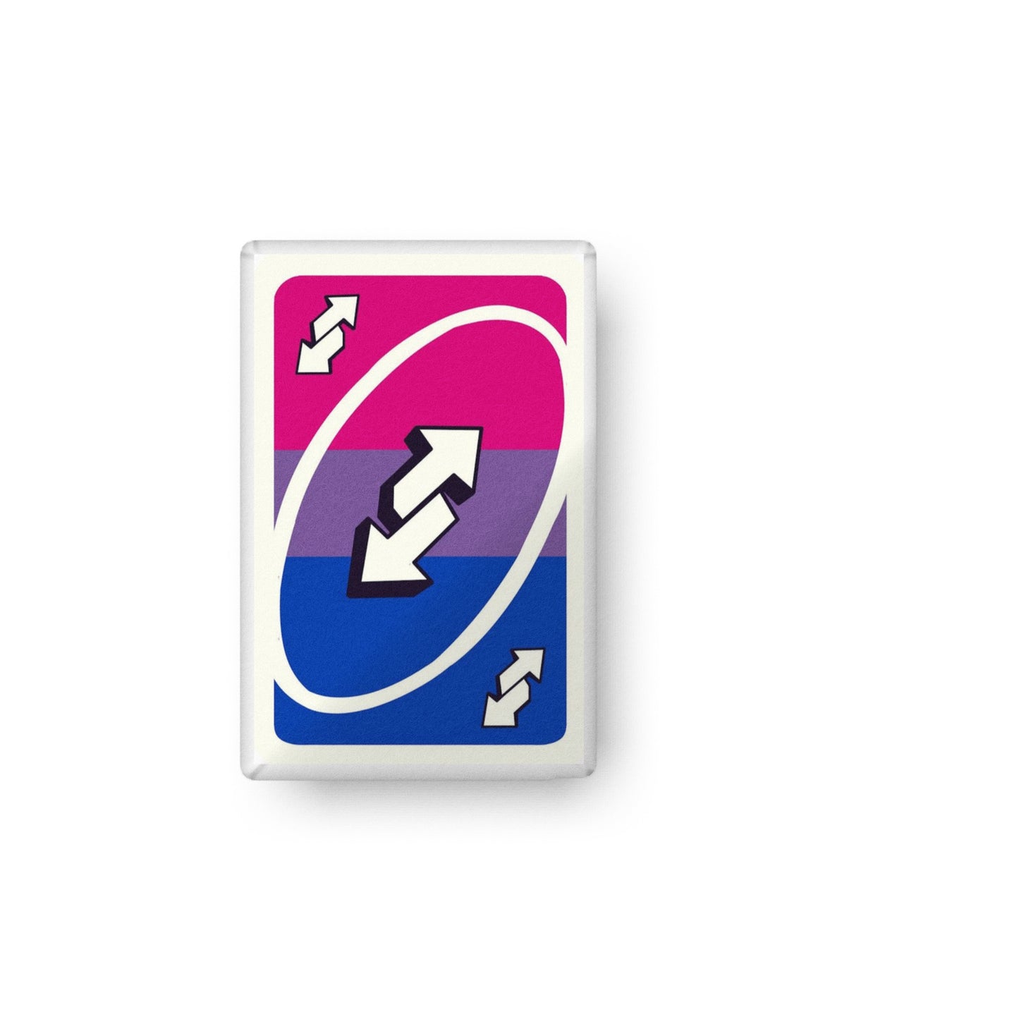 Bisexual Uno Reverse - Playing Card Pillow