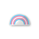 Transgender Flag Rainbow Shaped Pillow