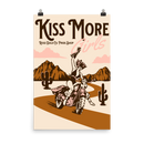 Kiss More Girls Western Style WLW Poster