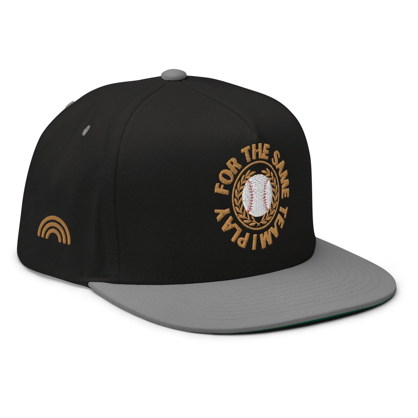 I Play For The Same Team Flat Bill Cap - Rose Gold Co. Shop