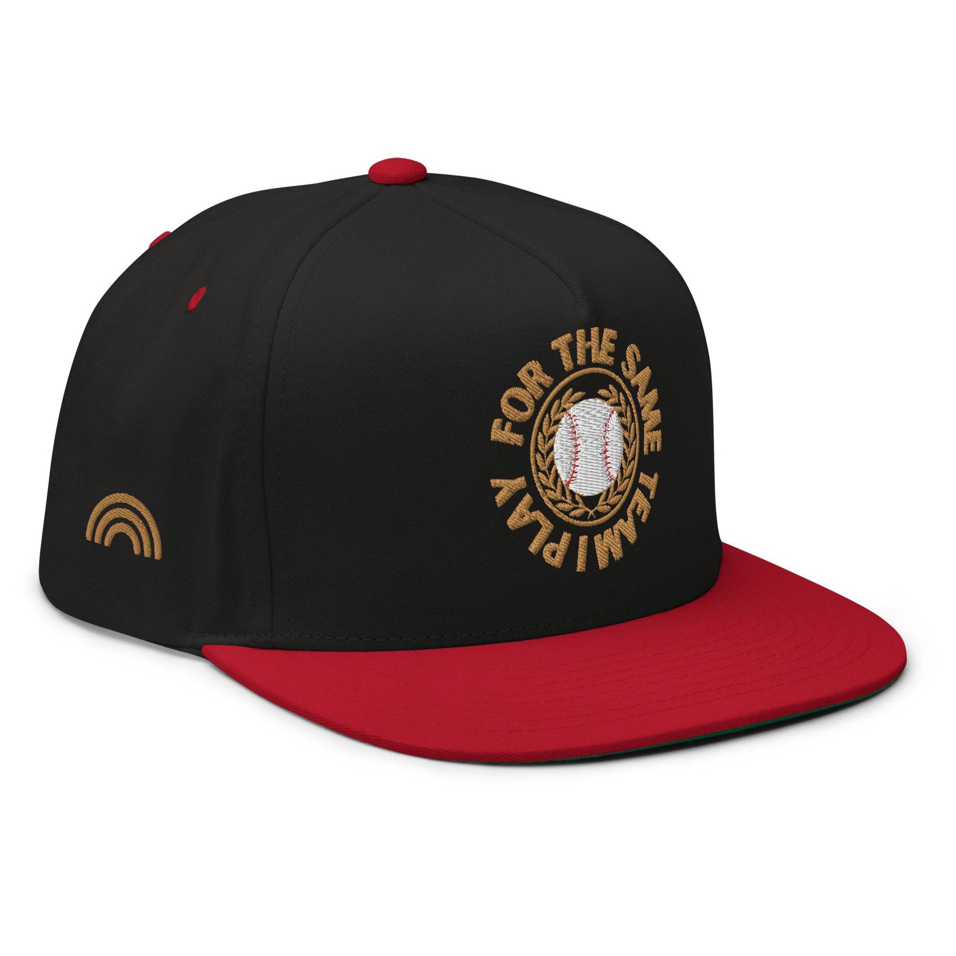 I Play For The Same Team Flat Bill Cap - Rose Gold Co. Shop