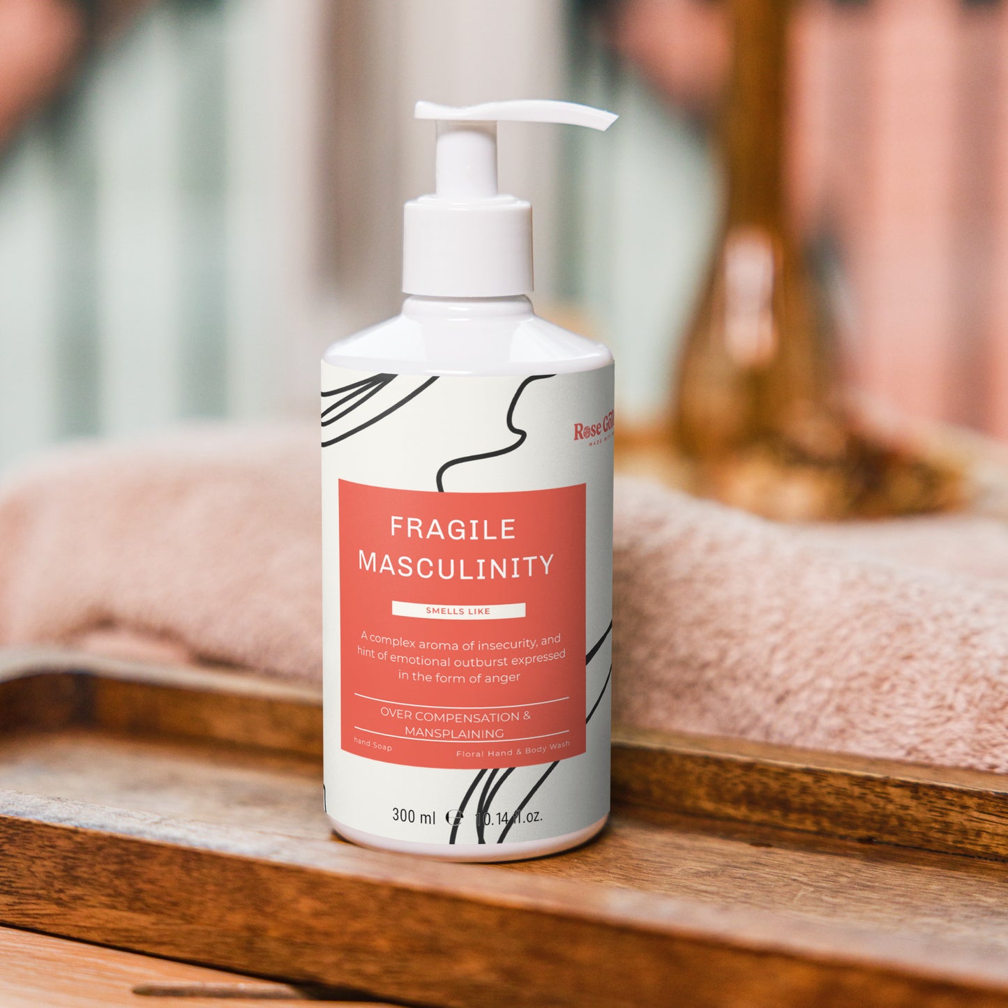 Fragile Masculinity Floral hand & body Soap