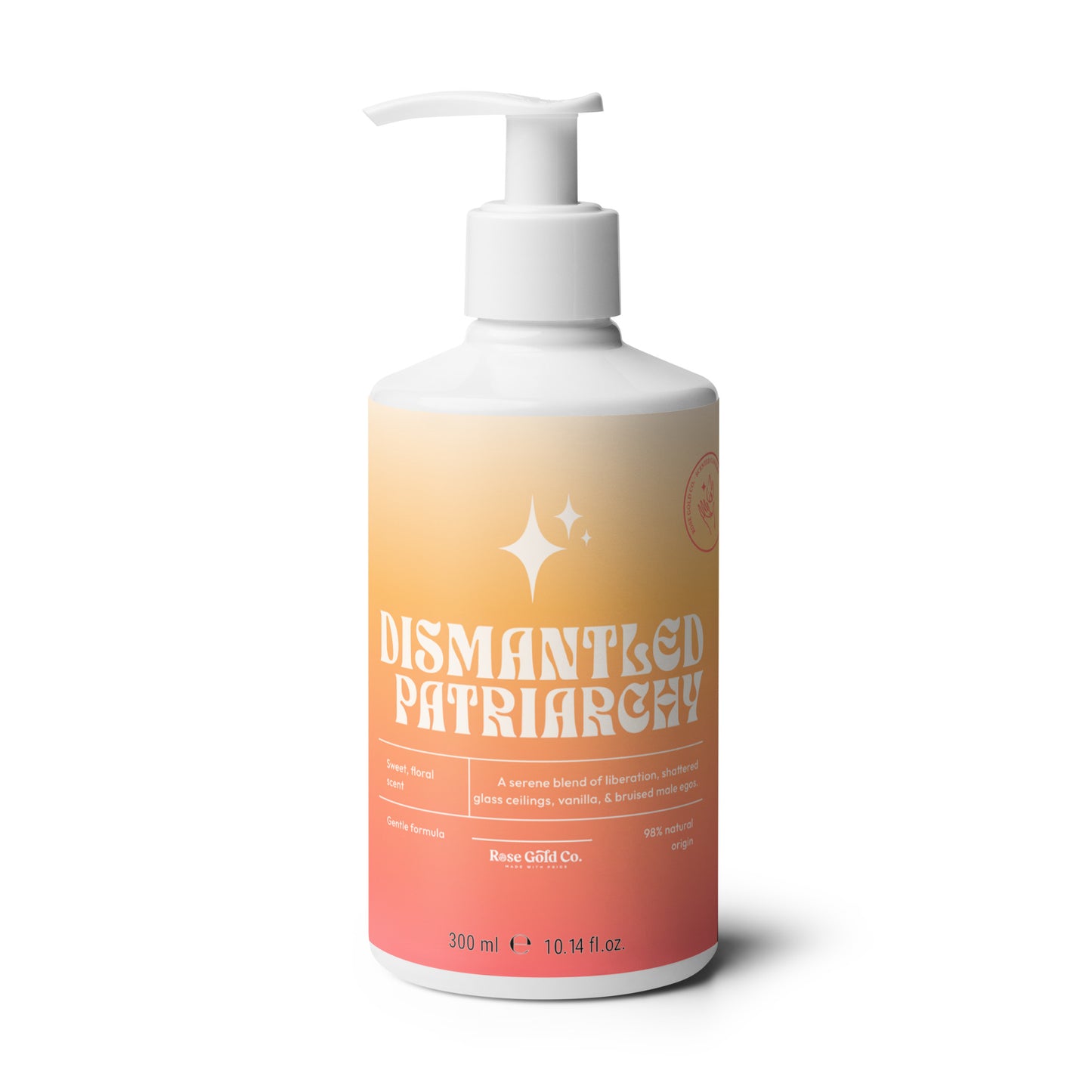 Dismantled Patriarchy floral hand soap & body wash