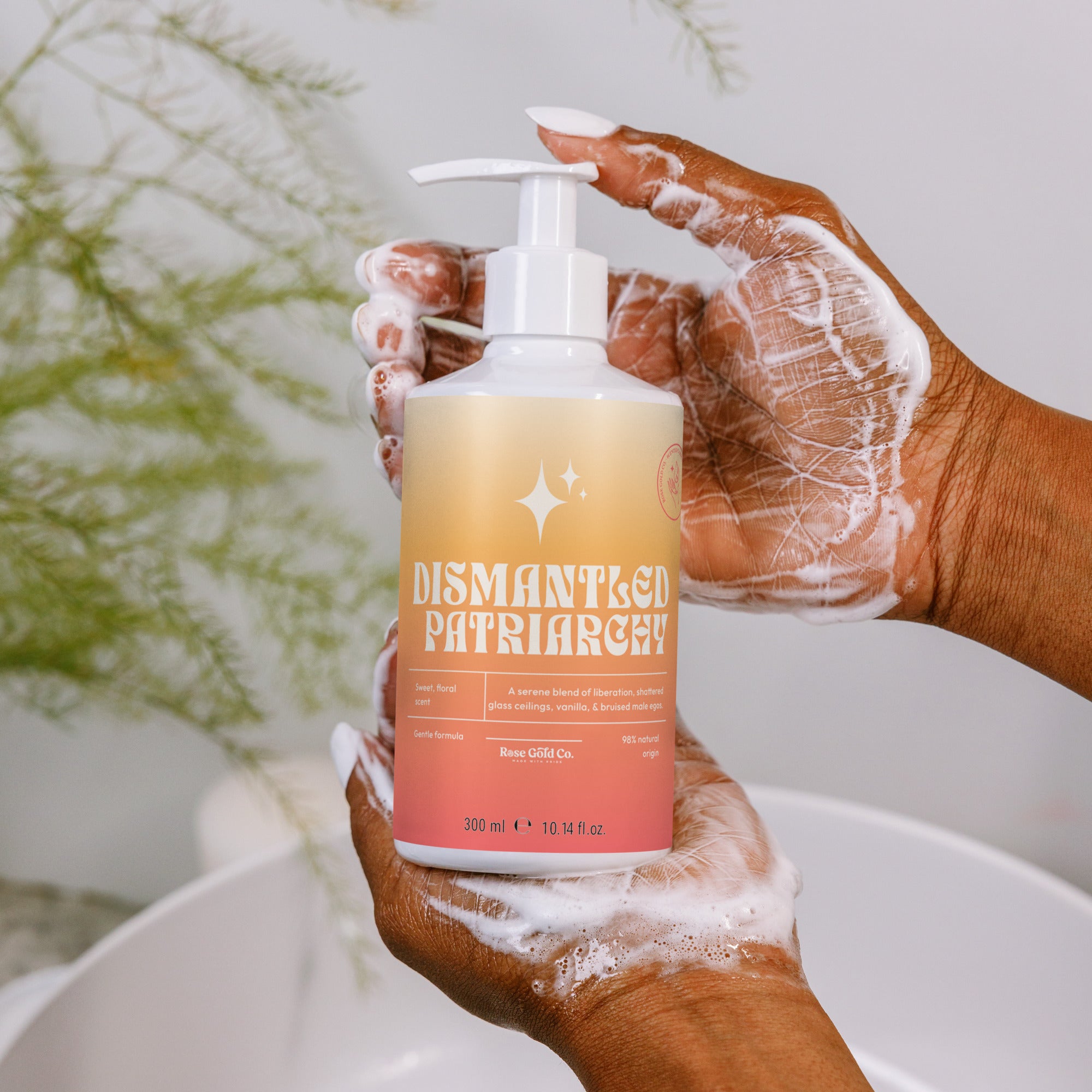 Dismantled Patriarchy floral hand soap & body wash