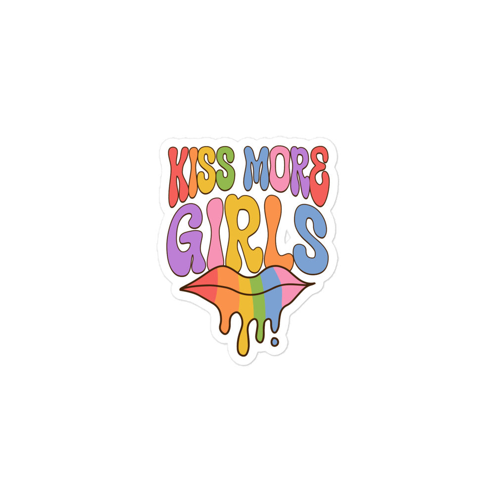 Kiss More Girls Premium Vinyl stickers