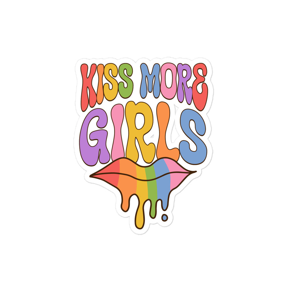 Kiss More Girls Premium Vinyl stickers