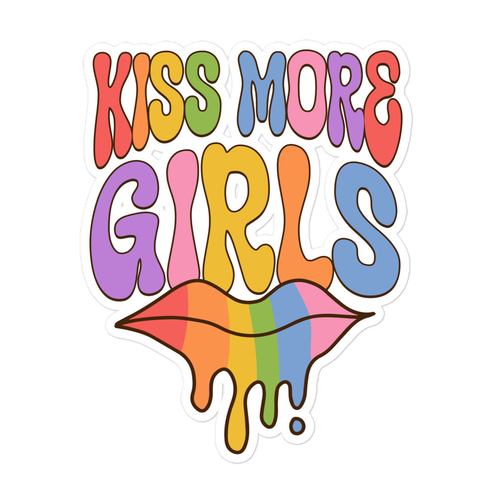 Kiss More Girls Premium Vinyl stickers