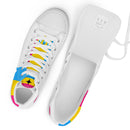 Pansexual Pride Men’s high top shoes - Rose Gold Co. Shop