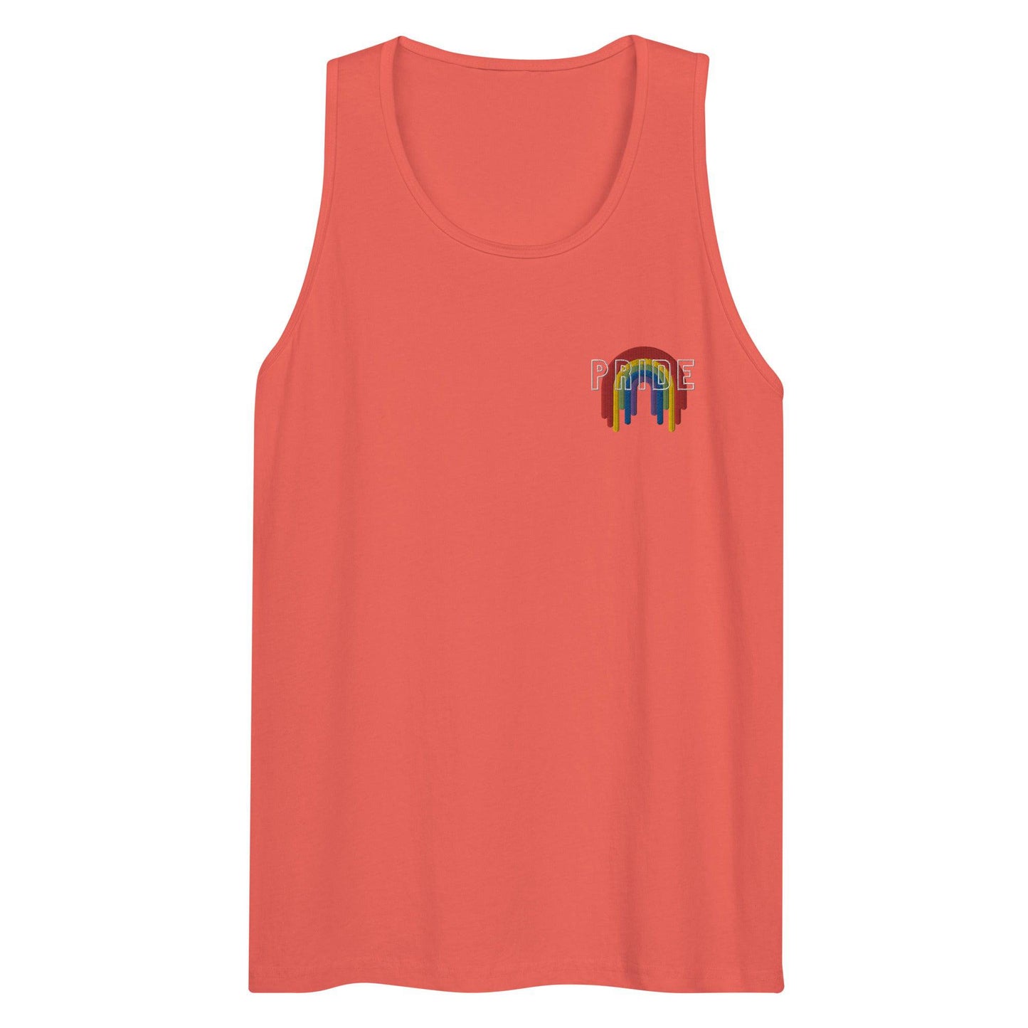 Rainbow Pride Melting premium tank top - Rose Gold Co. Shop