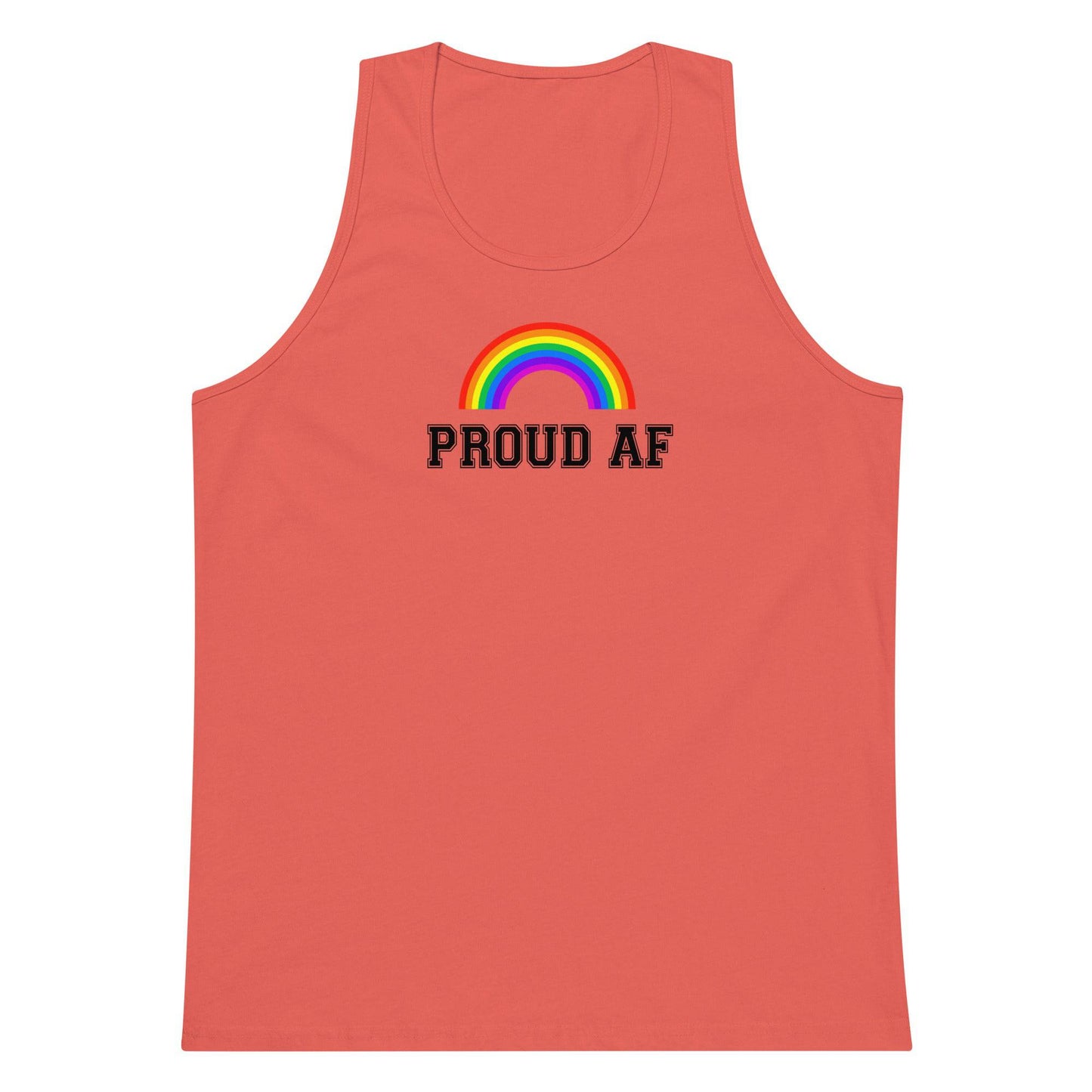 Proud Af Rainbow Tank Top - Rose Gold Co. Shop