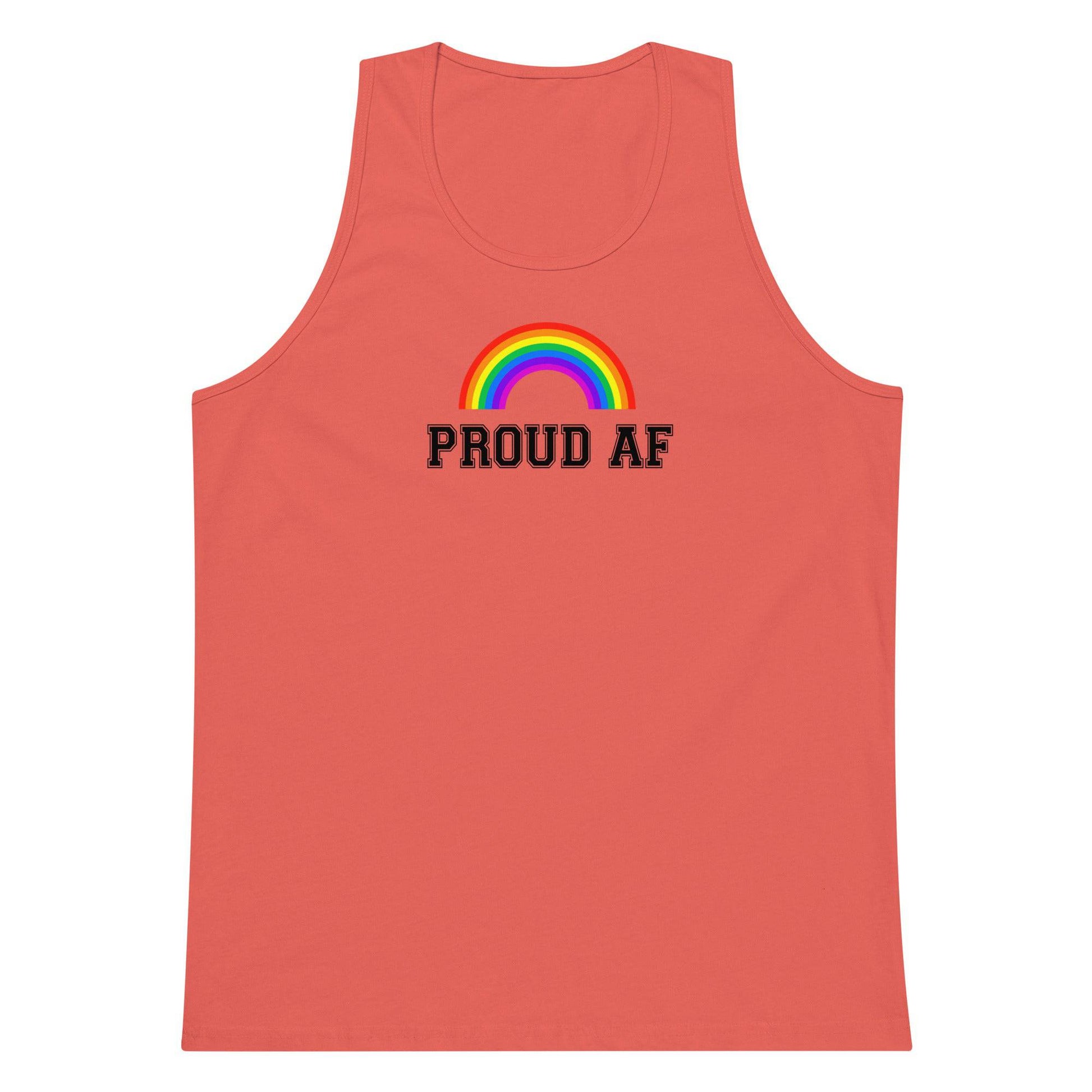 Proud Af Rainbow Tank Top - Rose Gold Co. Shop