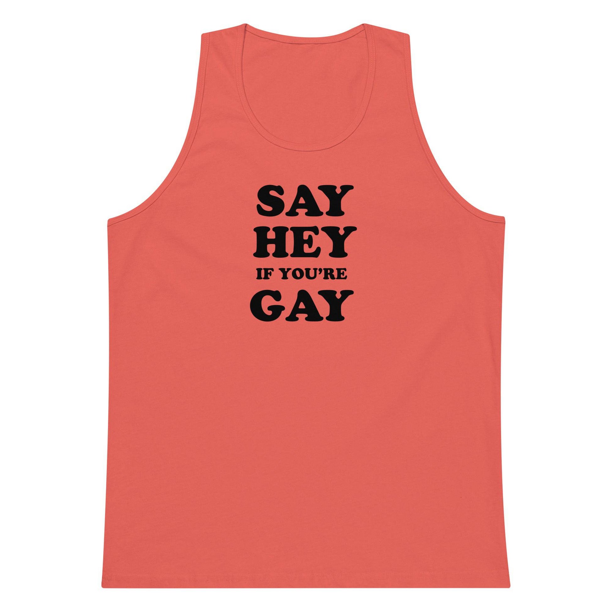 Sounds Gay I'm in premium tank top - Rose Gold Co. Shop