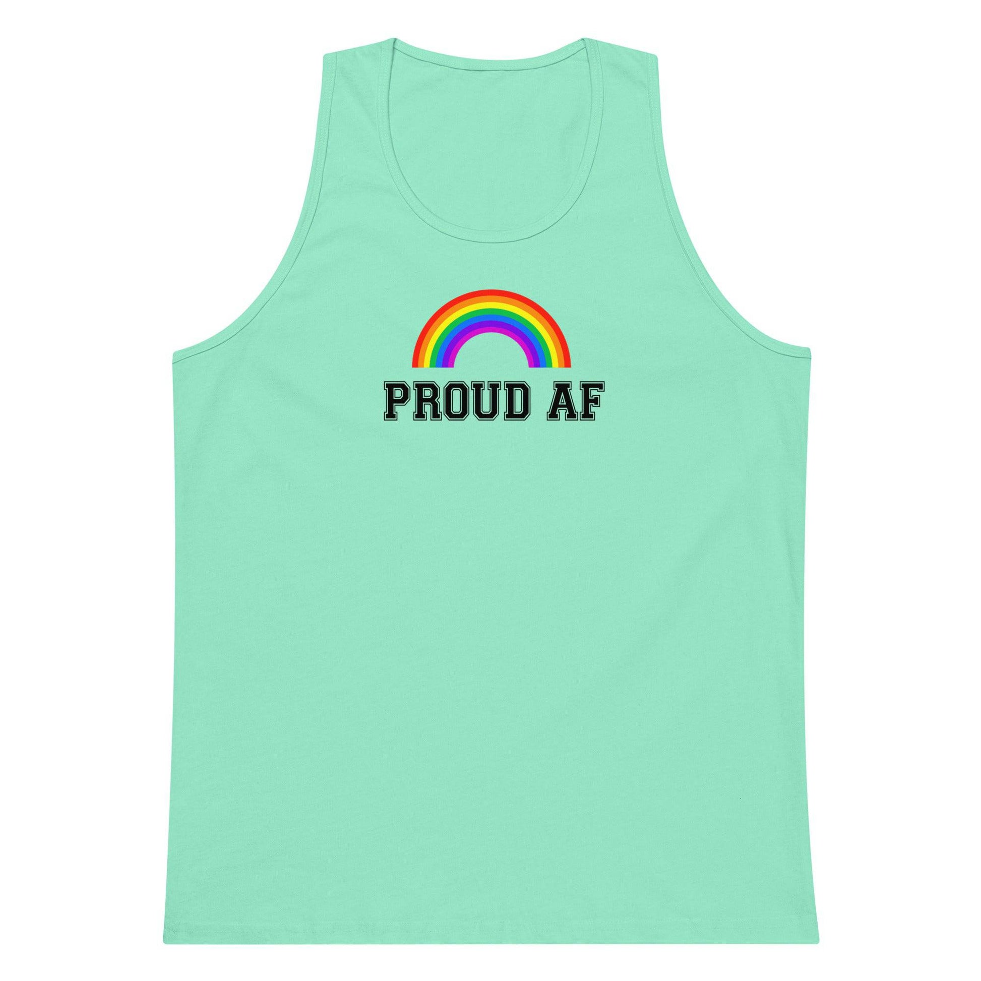 Proud Af Rainbow Tank Top - Rose Gold Co. Shop