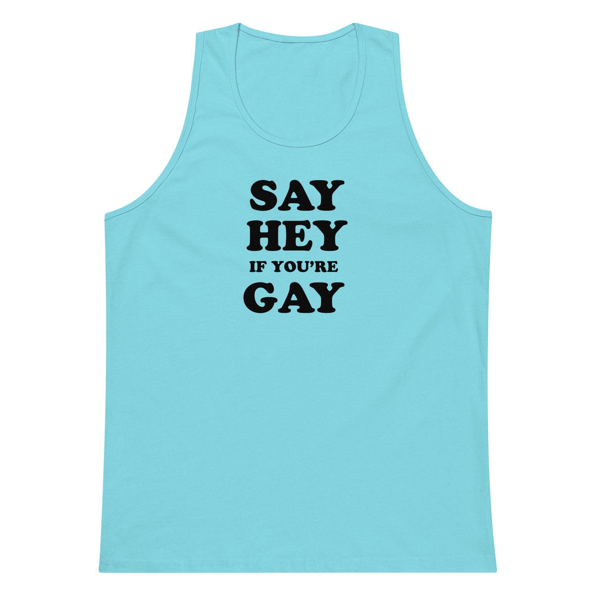 Sounds Gay I'm in premium tank top - Rose Gold Co. Shop