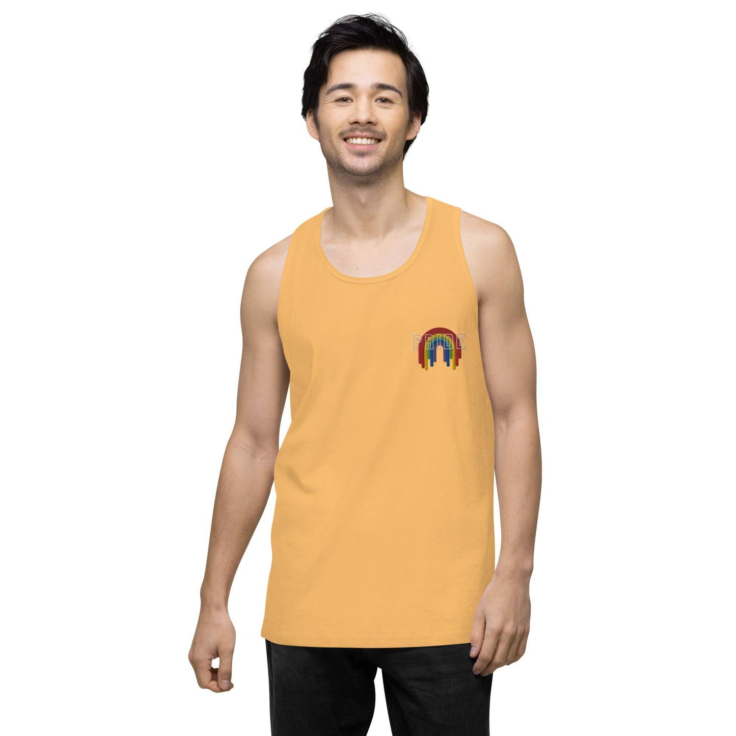 Rainbow Pride Melting premium tank top - Rose Gold Co. Shop