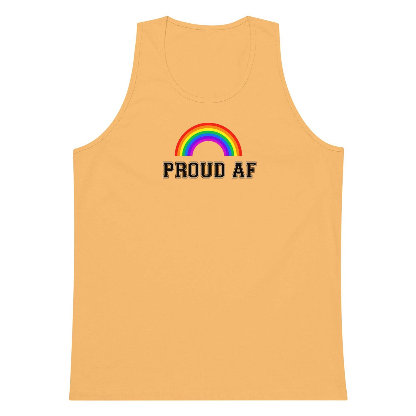 Proud Af Rainbow Tank Top - Rose Gold Co. Shop