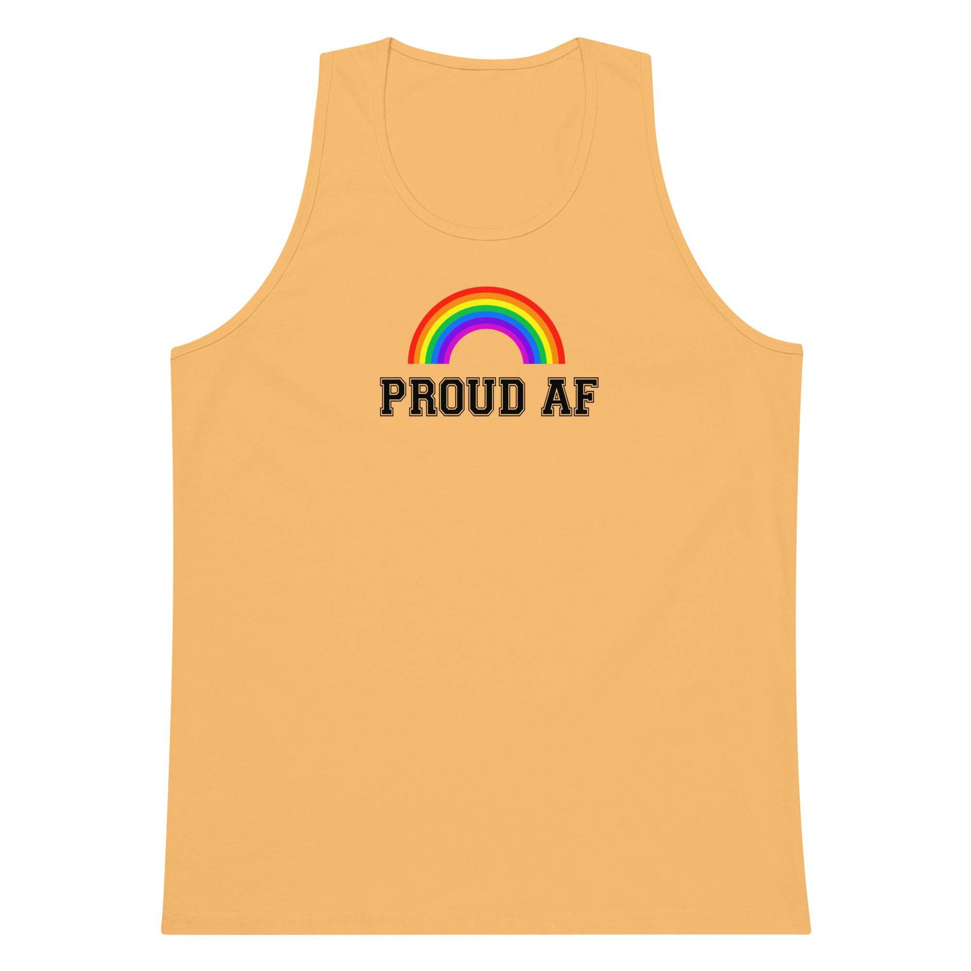 Proud Af Rainbow Tank Top - Rose Gold Co. Shop