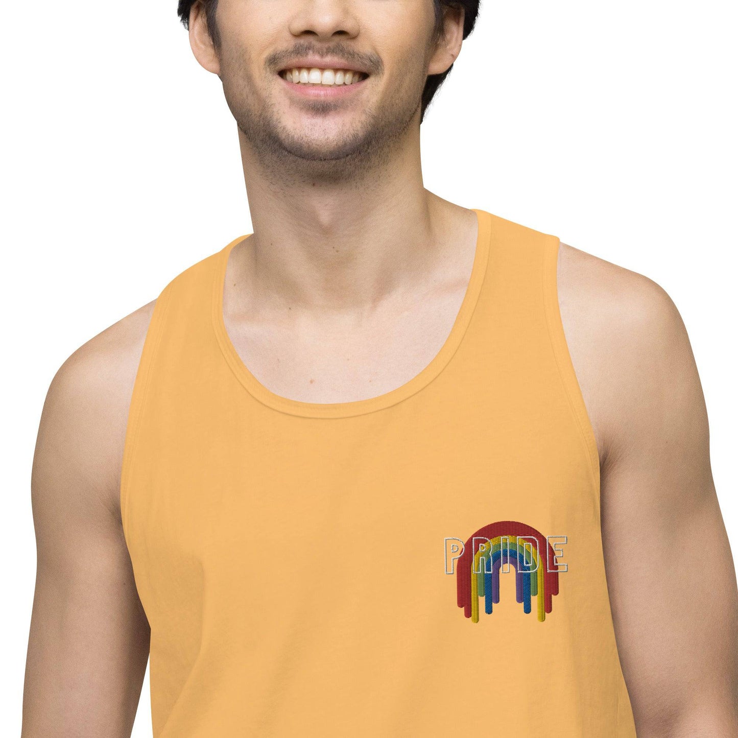 Rainbow Pride Melting premium tank top - Rose Gold Co. Shop