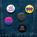 Bisexual Pride Pins 5 Pack