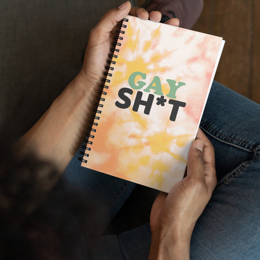 Gay Sh*t Diary Spiral notebook