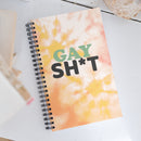 Gay Sh*t Diary Spiral notebook