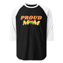 Proud Mom Women's Baseball T shirt