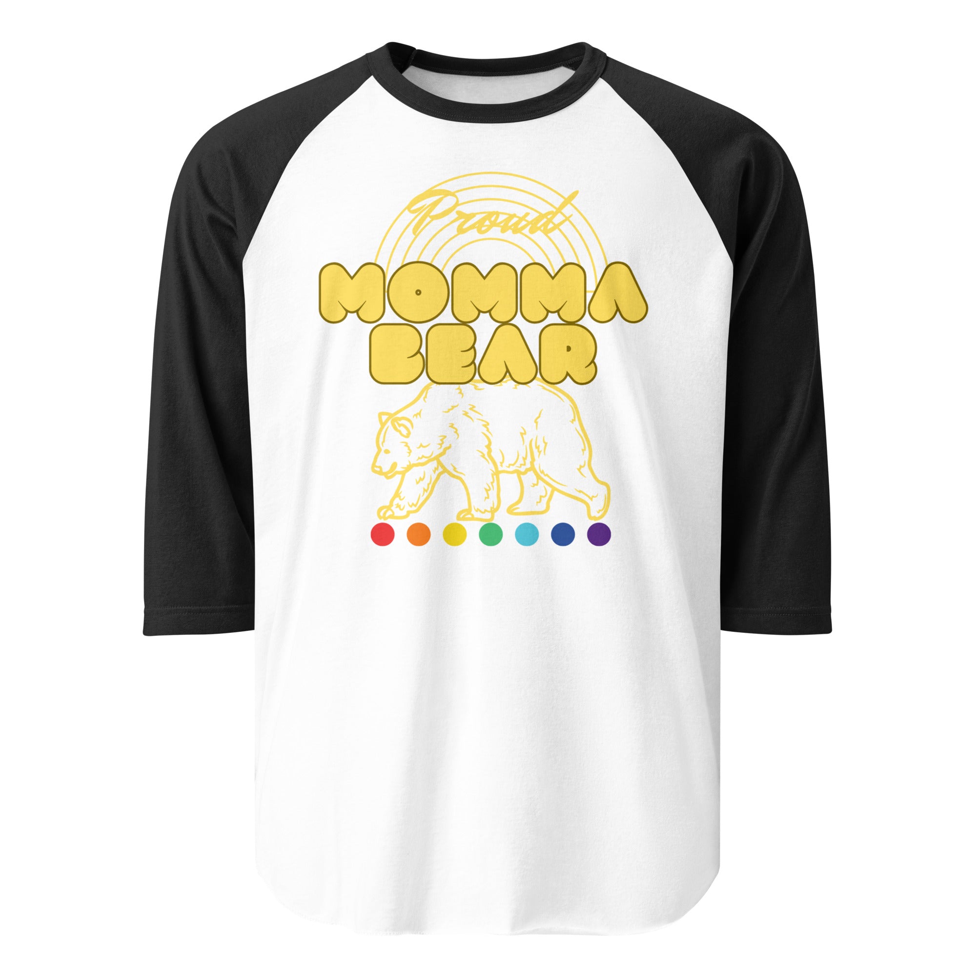 Free Mom Hugs Women's Baseball T-shirt Unisex 3/4 Sleeve Raglan Shirt | Tultex 245