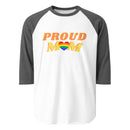 Proud Mom Women's Baseball T shirt