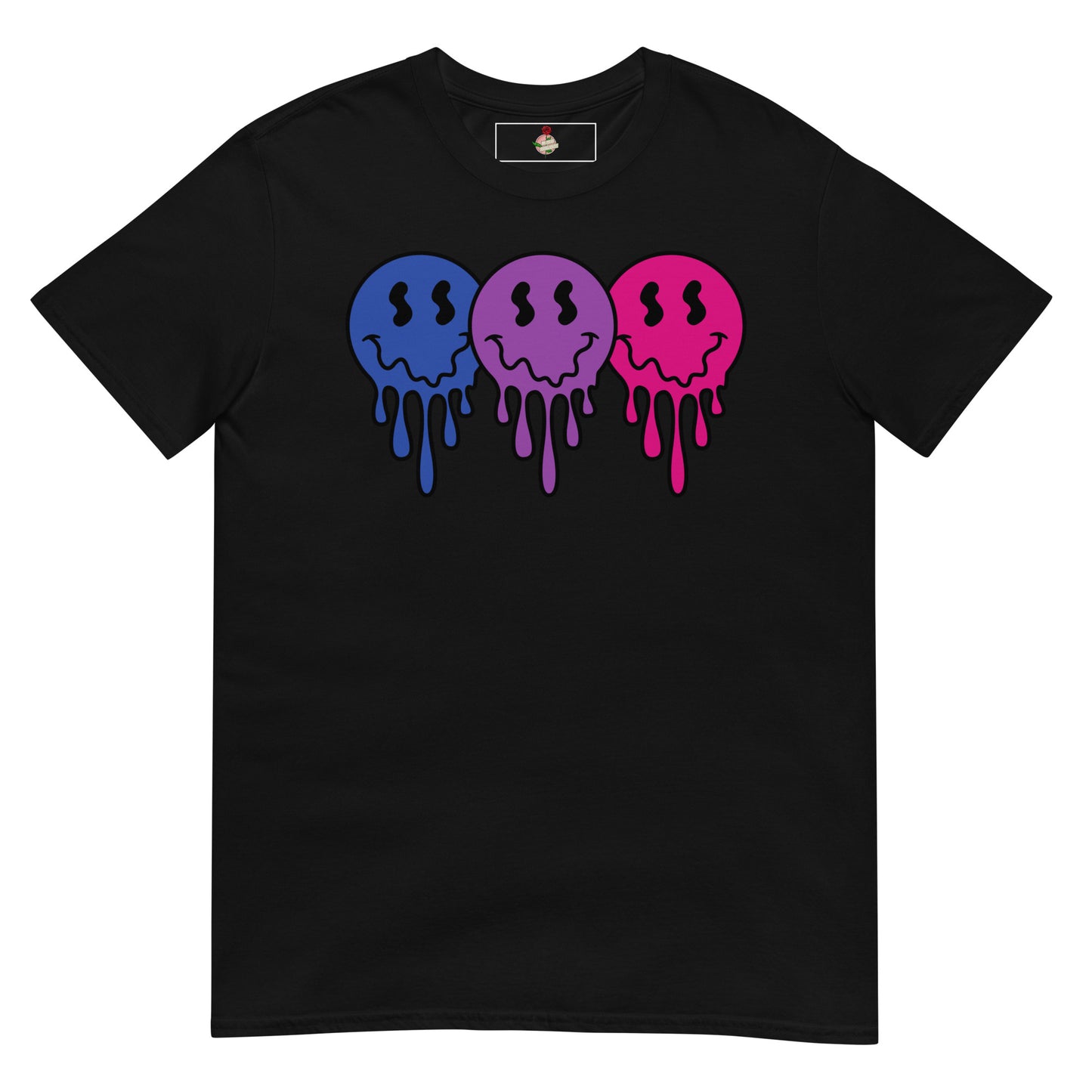 The Bisexual Pride Smiley Face Unisex T-Shirt - Rose Gold Co. Shop