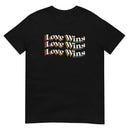 Love Wins Rainbow Shadow Unisex T-Shirt - Rose Gold Co. Shop