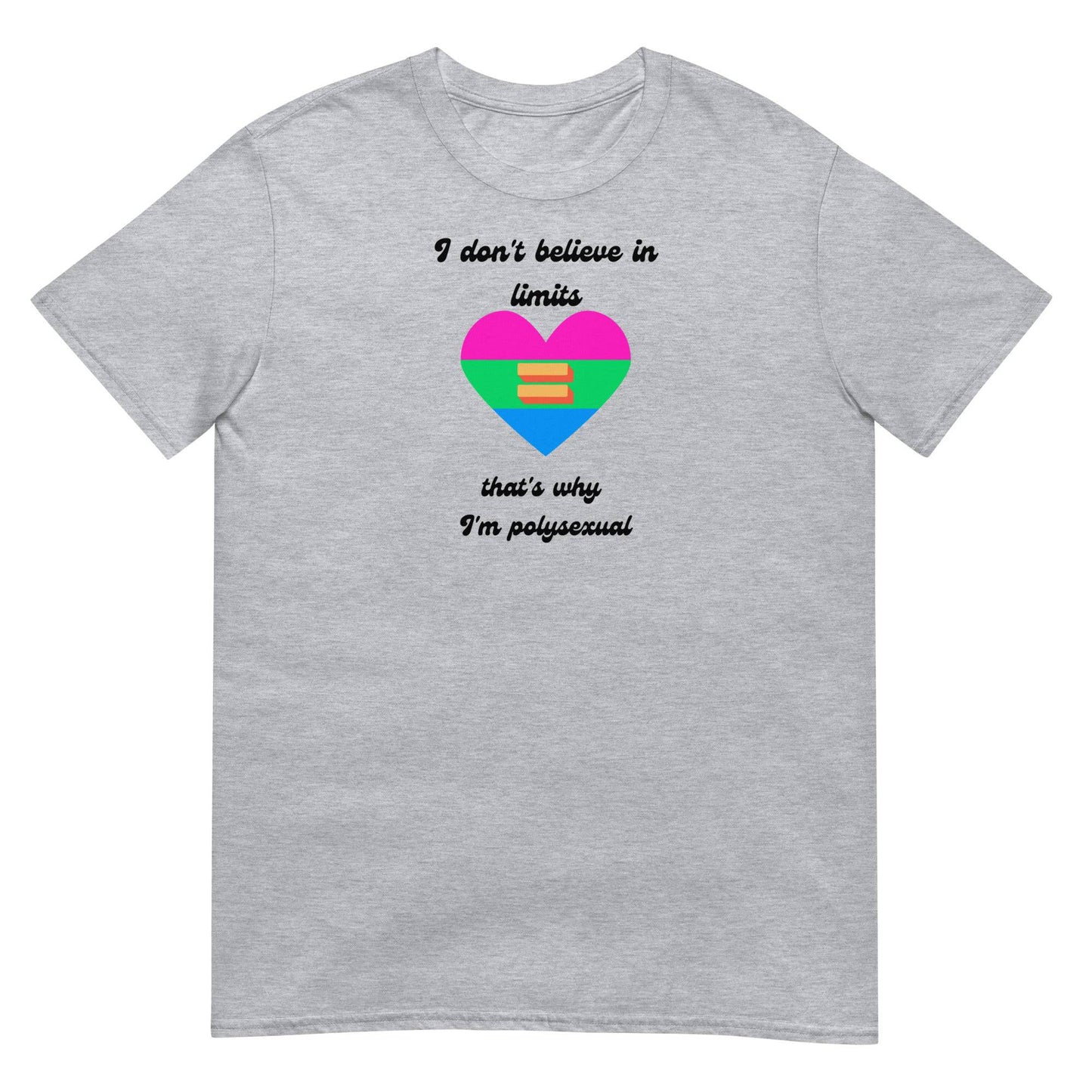 No Limits Polysexual Pride Shirt - Rose Gold Co. Shop