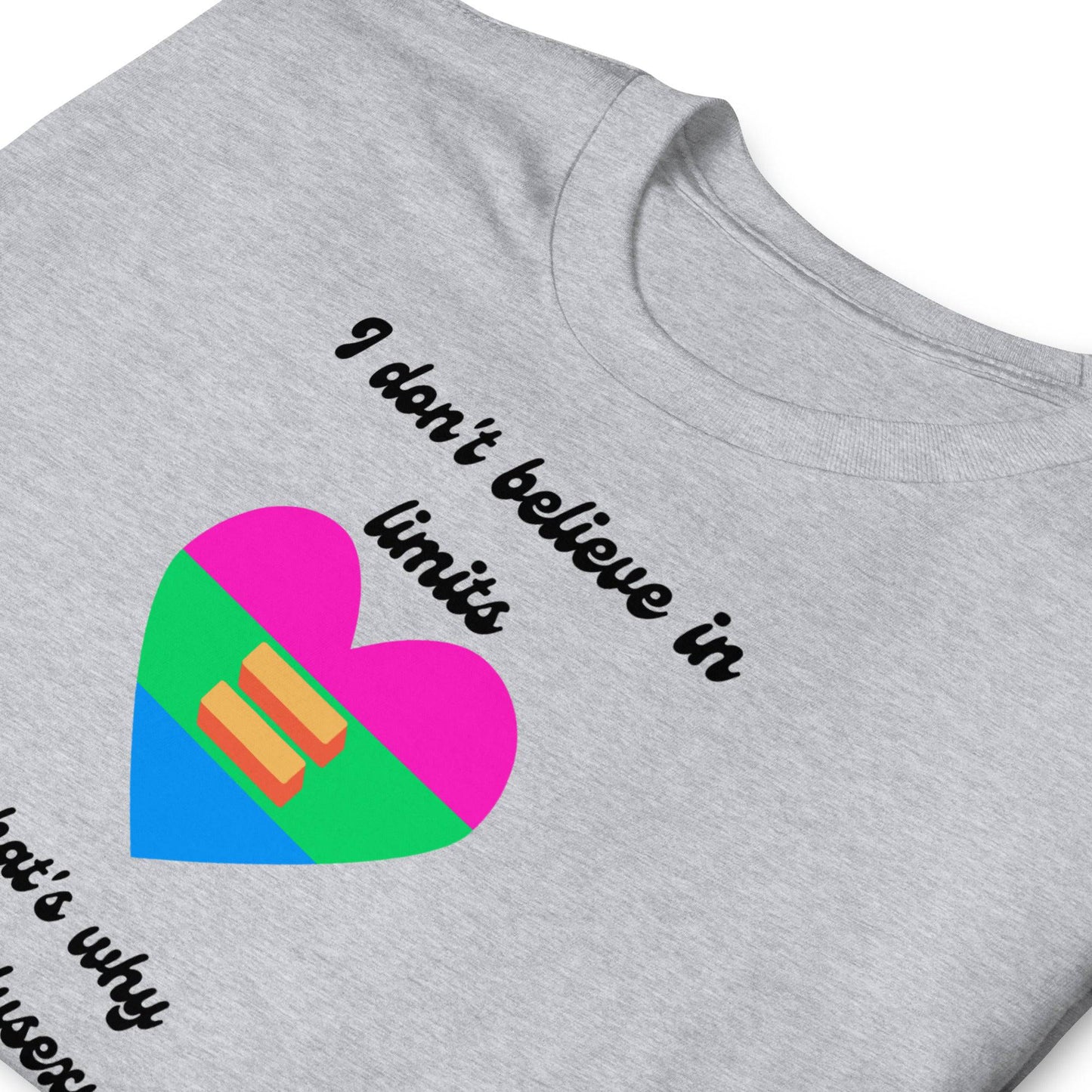 No Limits Polysexual Pride Shirt - Rose Gold Co. Shop