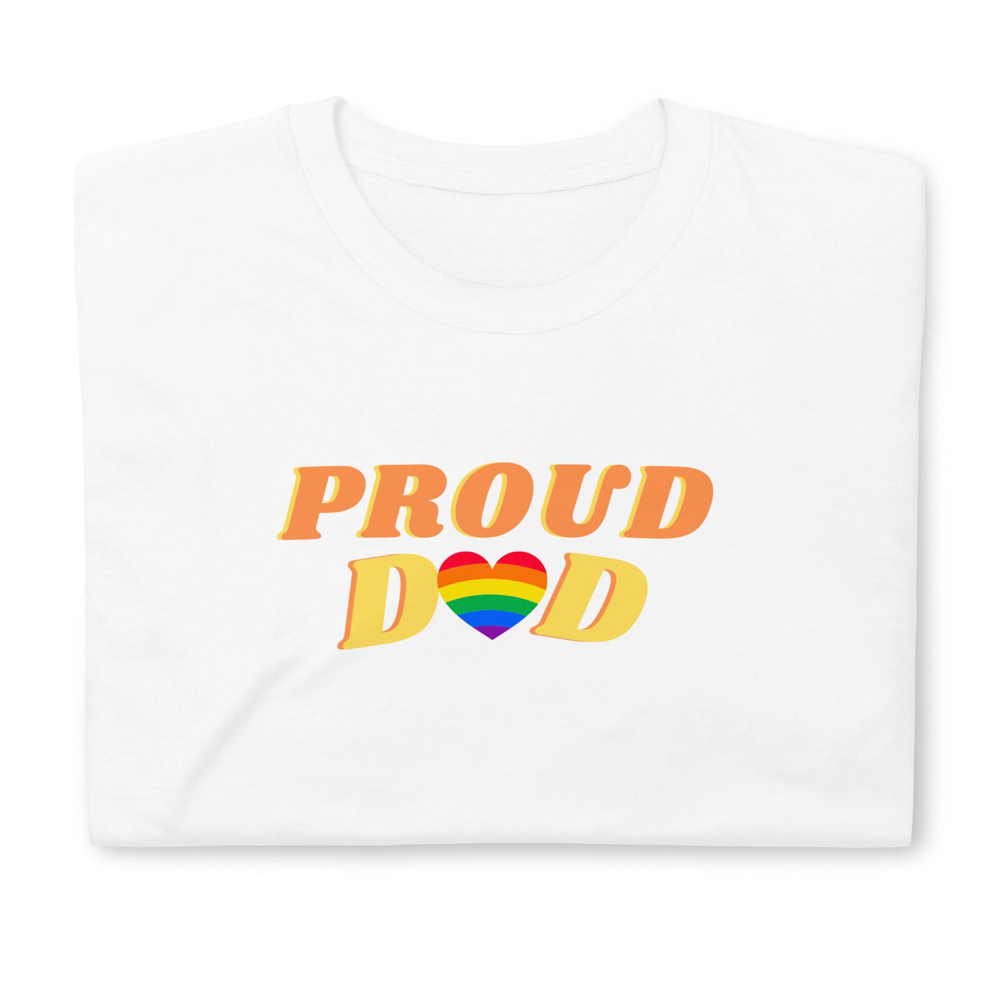 Proud Dad LGBT Ally Pride Shirt - Rose Gold Co. Shop