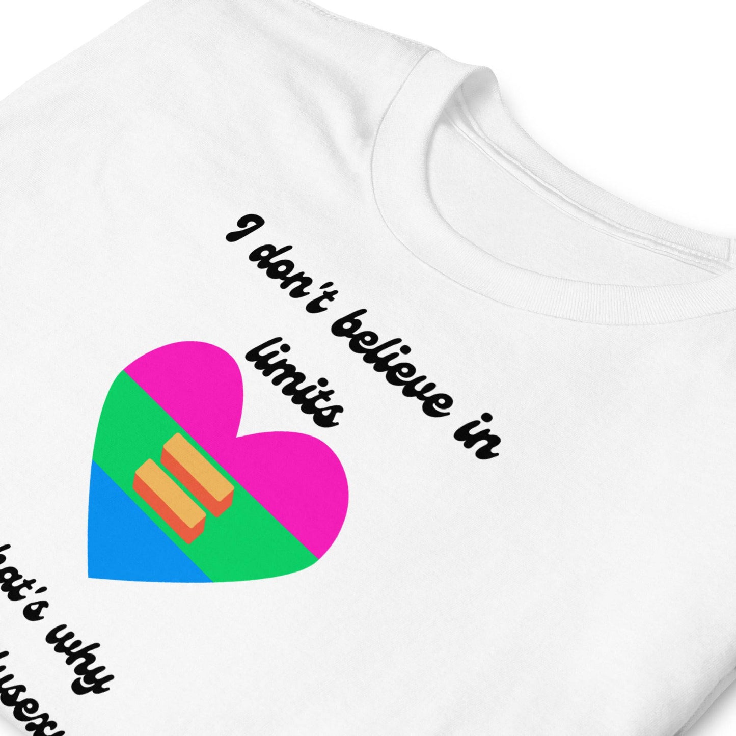 No Limits Polysexual Pride Shirt - Rose Gold Co. Shop