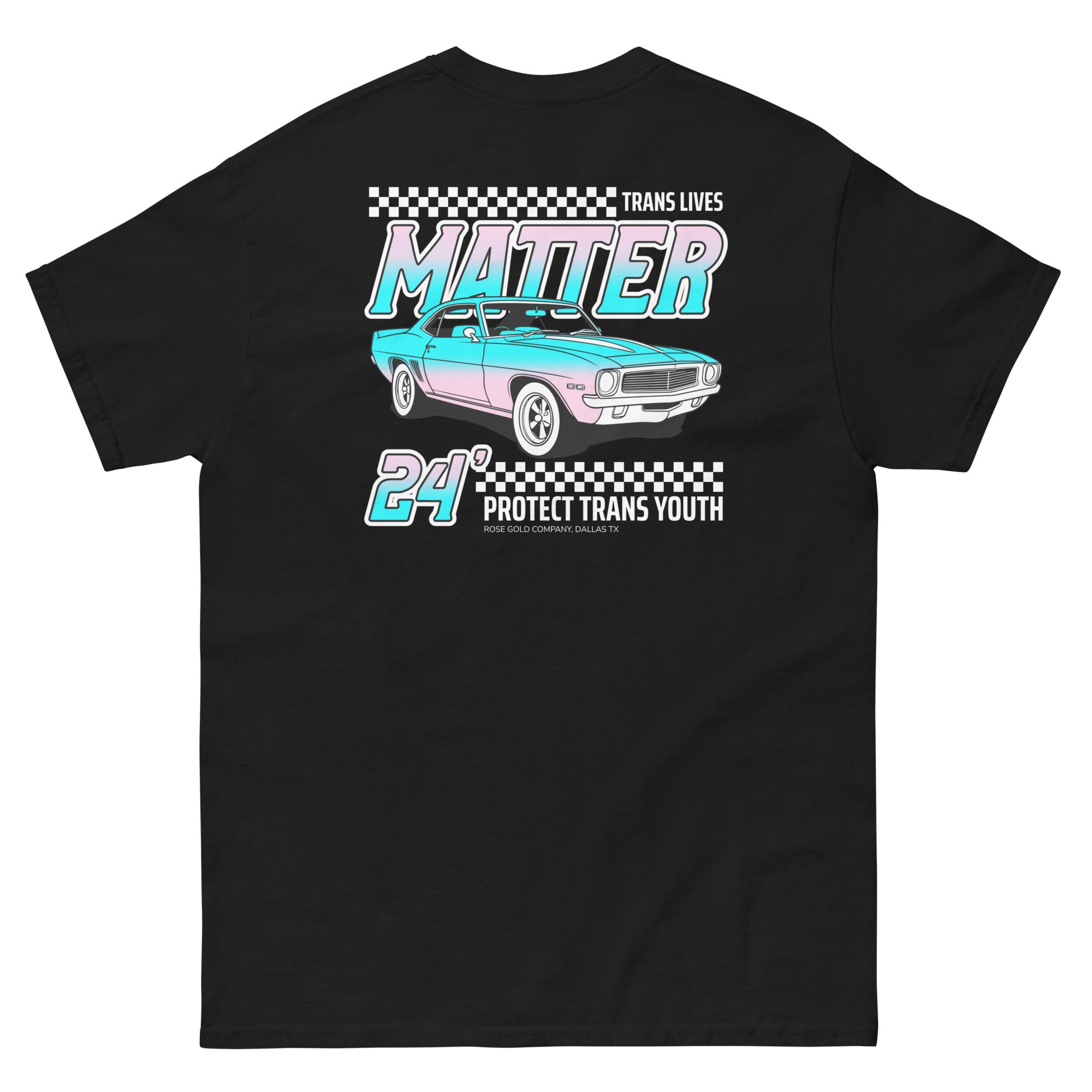 Trans Lives Matter Racing Unisex Shirt